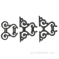 装飾的な柵の門の錬鉄